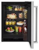 Frigobar 24" (60 cm) Marca: KitchenAid Modelo: KURR114KSB Color: Acero Inoxidable (2025 07)