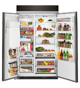 Refrigerador Duplex Side By Side Panelable Empotrable 48" (120 cm) Marca: KitchenAid Modelo: KBSN608EPA Color: Panelable