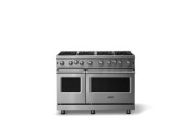 Estufa de Gas 48" (122 cm) Marca: Viking Modelo: VGIC54828BSS Color: Acero Inoxidable (14,209 USD) (08 2026)