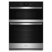 Horno eléctrico combinado 30" (76 cm) 5 ft Marca: Whirlpool Modelo: WOES7030PZ Color: Acero Inoxidable (05 2025)
