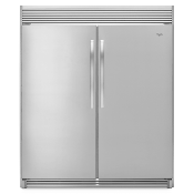 Combo Pareja Refrigerador y Congelador 60" (152 cm) Marca: Whirlpool Modelo: CCWSZ57L18DM Color: Acero Inoxidable (08 2026)