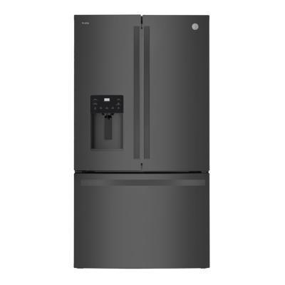 Refrigerador Bottom Freezer French Door 36" (90 cm) Marca: GE Modelo:PYN21JEWCDS  Color: Negro  (06 2026)