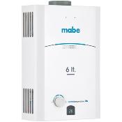 Calentador de Agua Gas Natural para 1 servicio, Marca: Mabe Modelo: CMP60TNBN Color: Blanco