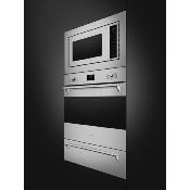 Horno de Microondas 30" (76  cm)+ TRIM Marca: SMEG Modelo: FMIU330XT1+ MTK330X Color: Acero (2025 06)