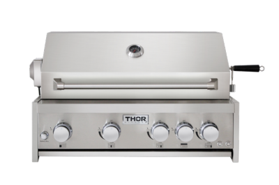 Asador Gas LP empotrable 32" (81 cm) Marca: THOR Modelo: MKO4SS304 Color: Acero Inoxidable 