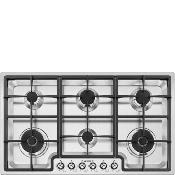 Parrilla Gas 36" (90 cm) Marca: Smeg Modelo: PGF96K2 Color: Acero Inoxidable (2025 06)
