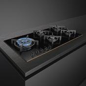 Parrilla Gas 36" (90 cm) Marca: Smeg Modelo: PV695LCNR Color: Negro (2025 06)