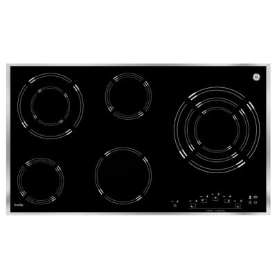 Parrilla Eléctrica 36" (90 cm) Marca: GE Profile Modelo: PP936SMSS1 Color: Vitrocerámico Negro