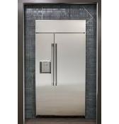 Refrigerador Duplex Side By Side 42" (106 cm) Marca: Monogram Modelo: ZISS420DNSS Color: Acero Inoxidable ($21,798 USD).
