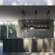 Campana Isla Gran Formato 180cm Marca: Falmec, Modelo: SPAZIO 180, Color: Acero Inox o Negro ($4,395 USD) 2025 06