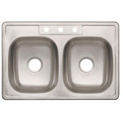 Tarja 2 Tinas Empotrar (84 X 56) Marca: Tecnolam Modelo: TEC840x5603 Color: Acero Inoxidable