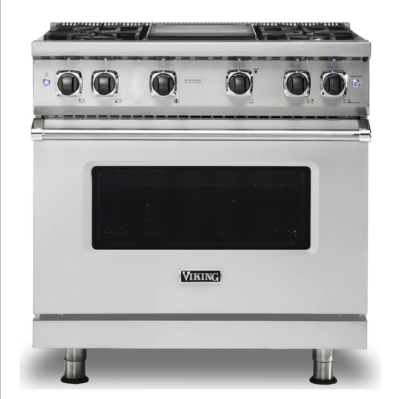 Estufa de Gas 36" (91 cm) Marca: Viking Modelo: VGR5366G Color: Acero Inoxidable (14,151 USD) (08 2026)