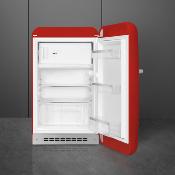 Refrigerador Top Freezer 24" (60 cm) Marca: Smeg Modelo: FAB10URRD3 Color: Rojo (09 2026)