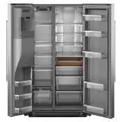 Refrigerador 36" Marca: Kitchen Aid Modelo: KRSF536RPS Color: Acero Inoxidable (10 2026)