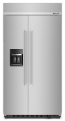 Refrigerador Side By Side Empotrable 42" (105 cm) Marca: KitchenAid Modelo: KBSD702MPS Color: Acero Inox (2025 07)