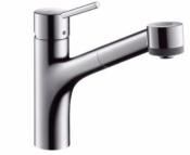 Llave Mezcladora Monomando de Cocina Hansgrohe Talis 32841000 con Extraible Acabado Cromo