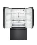 Refrigerador Bottom Freezer French Door 36" (90 cm) Marca: GE Modelo: PWN22JBWCKB Color: Negro  (06 2026)