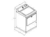Secadora Eléctrica 28" (70 cm) Marca: Maytag Modelo: 7MMED7230LW Color: Blanco (2025 07)