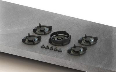 Parrilla Empotrable Pitt Cooking ELBRUS 5 quemadores Gas LP Top Side Modelo: 51.05.05.115 ($7,882 USD) (09 2025)