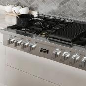 Parrilla Gas Profesional 48" (120 cm) Marca: Tecnolam Modelo: GRT488 Color: Acero Inoxidable (2026 09)