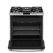 Estufa de piso para Empotrar 30" (80 cm)  Marca: IO Mabe Modelo: IO8086GEGSS0 Color: Acero Inoxidable 