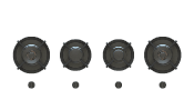 Parrilla Empotrable Pitt Cooking DANAU  4 quemador Gas LP Top Side Modelo: 52.01.04.113  ($7,788 USD) (08 2026)