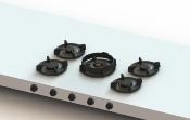 Parrilla Empotrable Pitt Cooking ELBRUS 5 quemadores Gas LP Front Side Modelo: 71.05.05.115 ($9,082 USD) (10 2025)