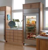 Refrigerador con Puerta de Vidrio (All Refrigerator) Panelable 36" (90 cm) Marca: Subzero, Modelo: CL3650RG ($16,297 USD) (2026 03)