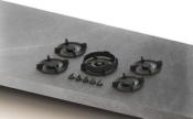 Parrilla Empotrable Pitt Cooking ELBRUS 5 quemadores Gas LP Top Side Modelo: 51.05.05.115 ($7,882 USD) (09 2025)