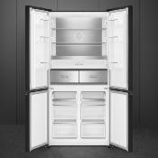 Refrigerador French Door 36" Marca: Smeg Modelo: FQI60KDMX Color: Negro Inoxidable (09 2026)