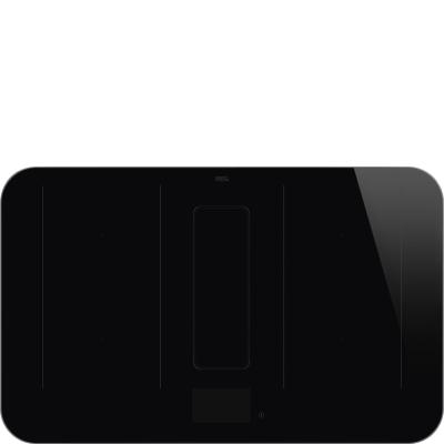 Parrilla de inducción con campana integrada 83 cm Marca: SMEG Modelo: HHSL7845MB Color:  Negro con marco negro mate (09 2026)