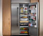 Refrigerador Side By Side Empotrable 42" (105 cm) Marca: KitchenAid Modelo: KBSN742SPS Color: Acero Inox (07 2026) 