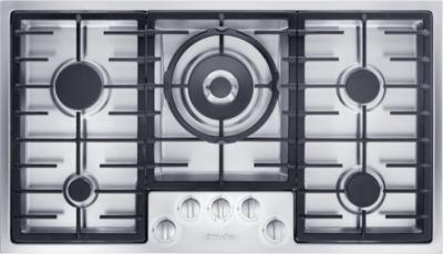 Parrilla Gas 36" (90 cm) Marca: MIELE Modelo: KM 2355  Color: Acero Inoxidable (04 2026)