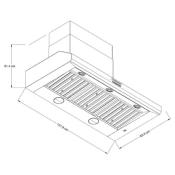 Campana Pared 47" (120 cm) Marca: KitchenAid Modelo: KVWC958KSS Color: Acero Inoxidable (2025 07)