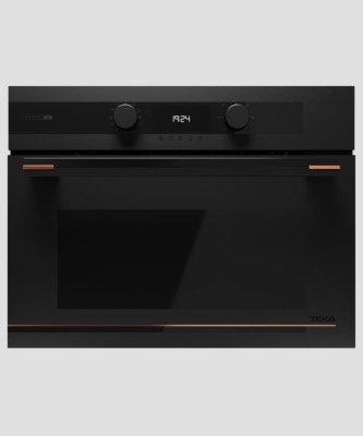 Horno Eléctrico Multifunción + Microondas 24" (60 cm) Marca: Teka Modelo: MAESTRO HLC 84-G1 C BM Código: 111160018  Color: Negro mate (07 2026)