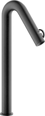 Monomando para lavabo 43.5 cm alto, Marca: NOBILI, Modelo: SO130128/2GUP, Color: Grafito cepillado