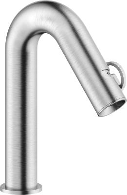 Monomando para lavabo 23cm alto, Marca: NOBILI, Modelo: SO130118/2IX, Color: Inox cepillado