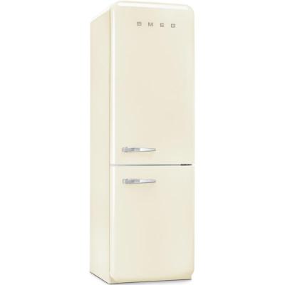 Refrigerador Bottom Freezer 24" (60 cm) Marca: Smeg Modelo: FAB32URCR3 Color: Crema