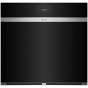 Horno Contemporáneo de la Serie M de 30" (76 cm) Marca: Wolf Modelo: SO3050CM/B Color: Vidrio Negro ($10,359 USD) (03 2026)