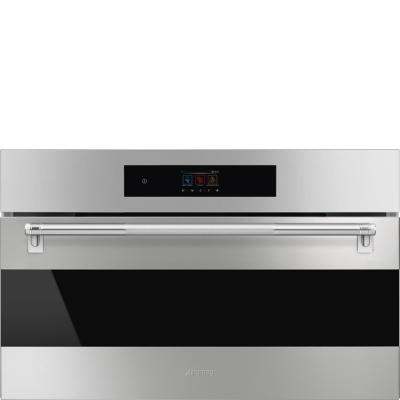 Horno Eléctrico combinado con microondas 30" (76 cm) Marca: SMEG Modelo: SOCU3304MCX  Color: Acero Inoxidable  (2025 06)