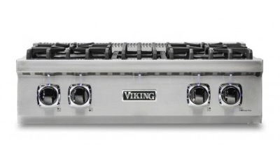 Parrilla de Gas 30" (76 cm) Marca: Viking Modelo: VRT5304B Color: Acero Inoxidable (6,685 USD)  (08 2026)